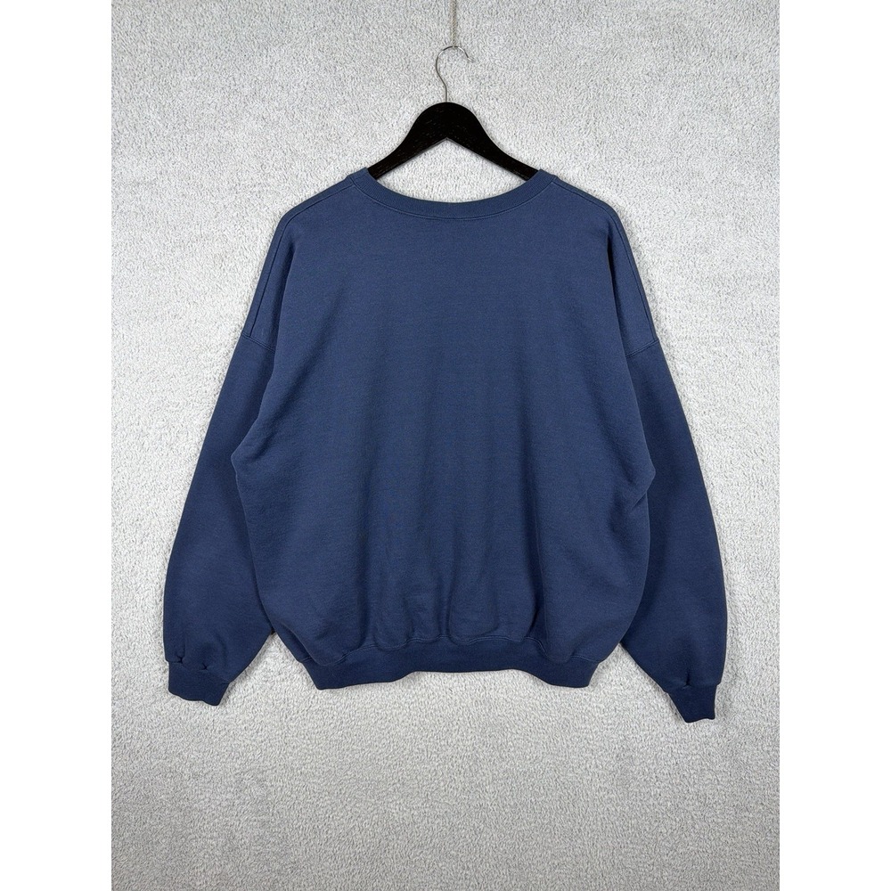 Vintage Champion Crewneck Sweatshirt Christian Brothers Spellout Blue Size 2XL - Picture 7 of 7